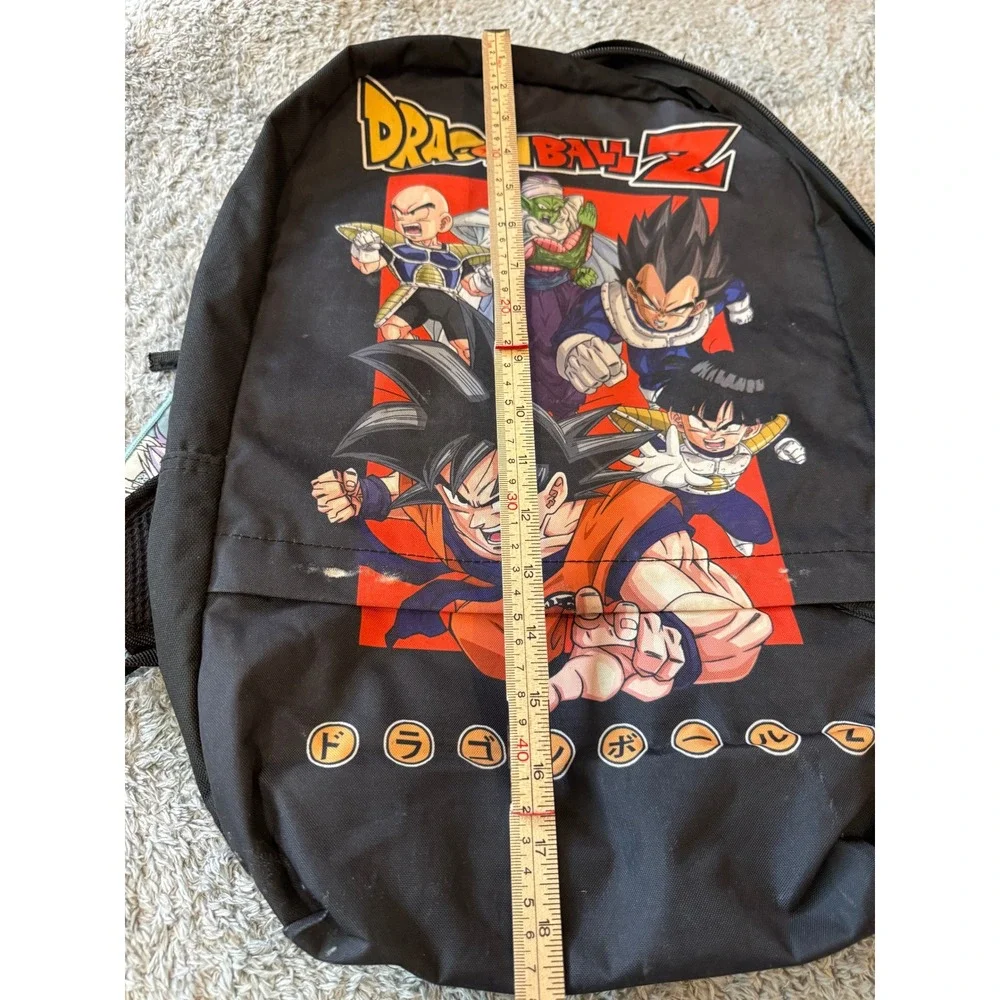 Dragon Ball Z Unisex Goku Vegeta Backpack OS Black Graphic Z-Fighters Print
